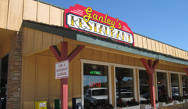 Ganley's Restaurant Sign